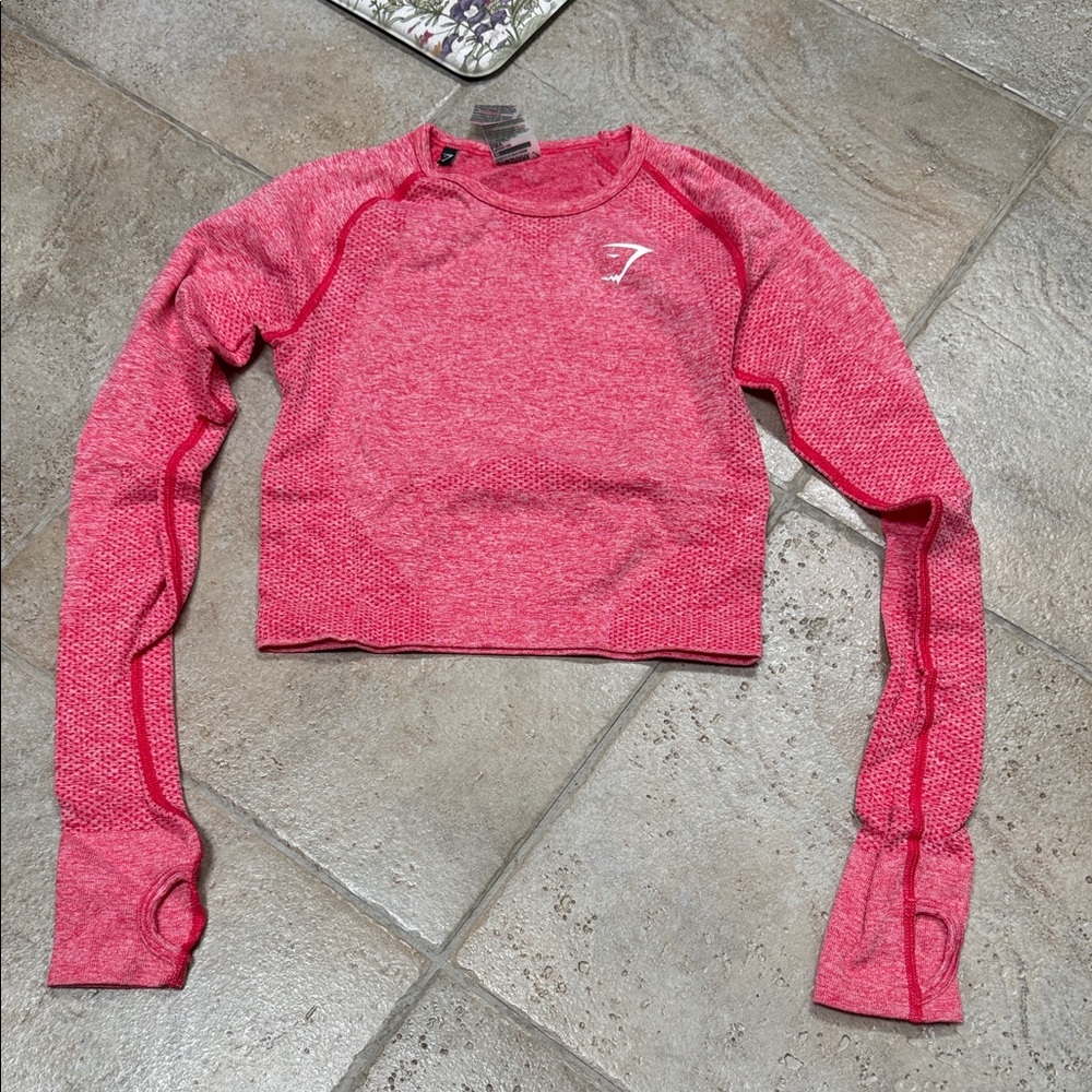 Gymshark Pink Seamless Long-Sleeve